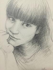 吃瓜女孩素描,揭秘网络时代的“旁观者”心态